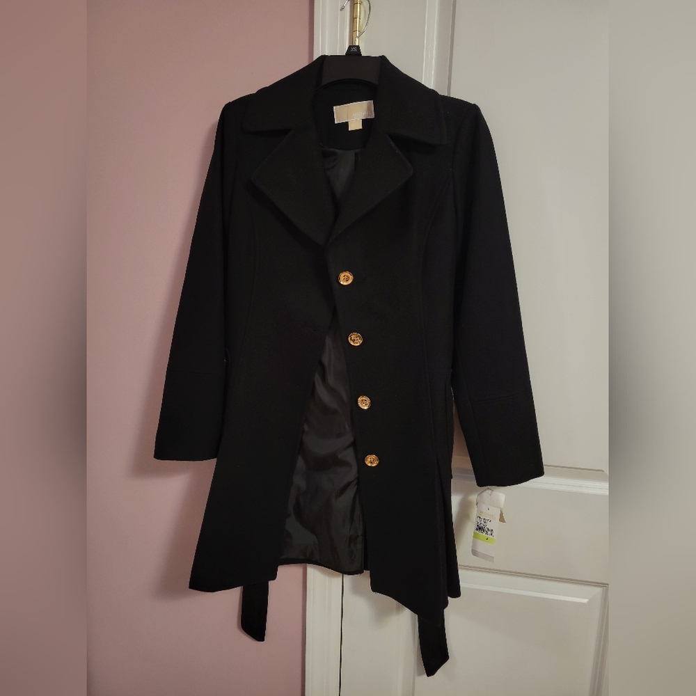 NWT Michael Kors Wool Peacoat